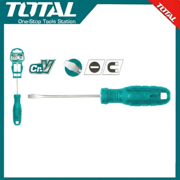 Slotted Screwdriver 5.0x100mm THTDC2146 |  Company: Total  |  Origin: China