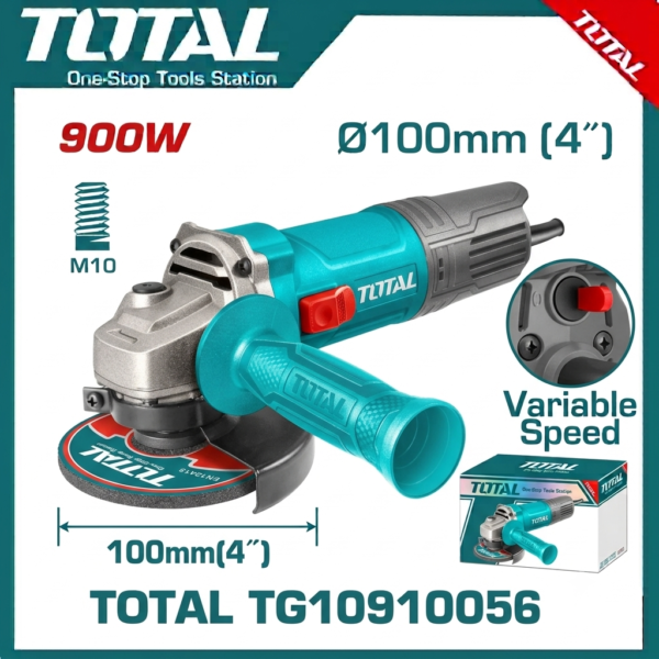 Angle grinder 4'' TG10910056   |  Company: Total  |  Origin: China