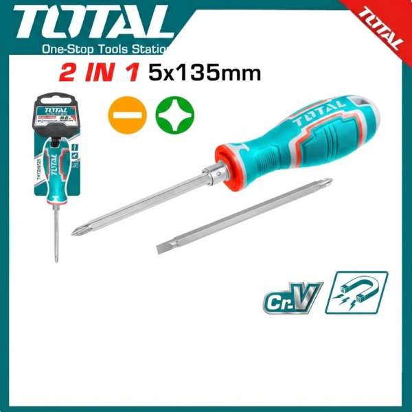 2 IN 1 Screwdriver set THT250226 |  Company: Total  |  Origin: China