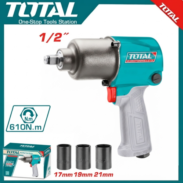 Air impact wrench 1/2" TAT40122  |  Company: Total  |  Origin: China