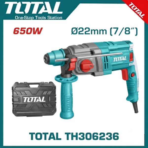Rotary hammer 22mm TH306236 |  Company: Total  |  Origin: China