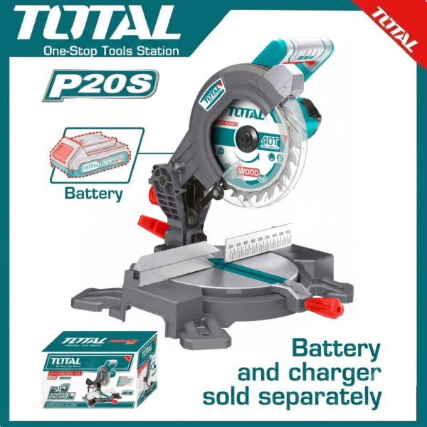 Lithium-Ion mitre saw 8" 20V TMS2001 | Company: Total | Origin: China