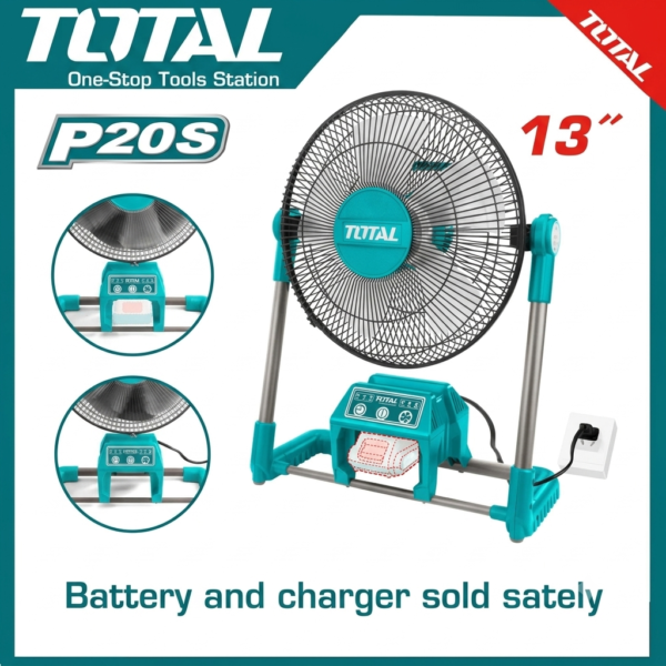 Cordless Fan 13" TFALI2001 20V | Company: Total | Origin: China