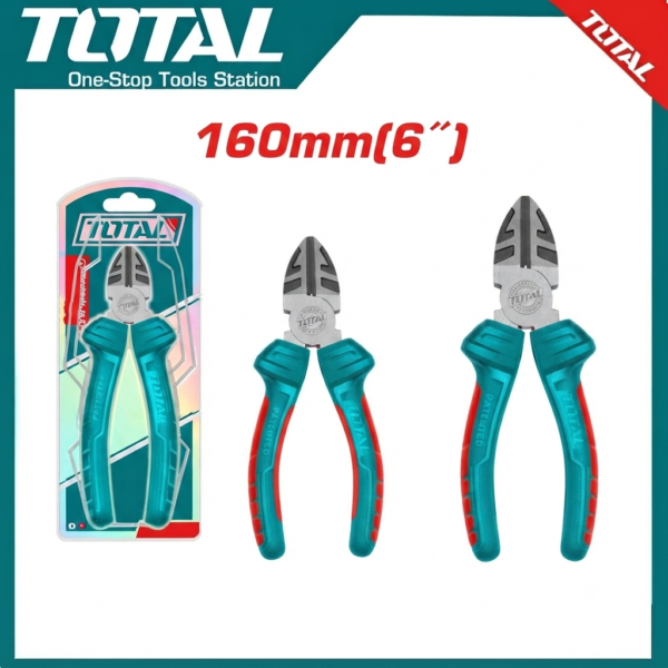 Diagonal cutting pliers 6" THT130612 | Company: Total | Origin:China