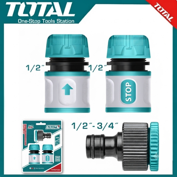 3pcs Hosequick connectors set THWS030301 | Company: Total | Origin: China