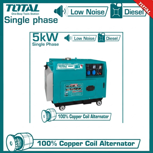 Diesel generator 5kW TP250001 | Company: Total | Origin: China