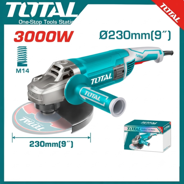 Angle grinder 9'' TG1302306 |  Company: Total  |  Origin: China
