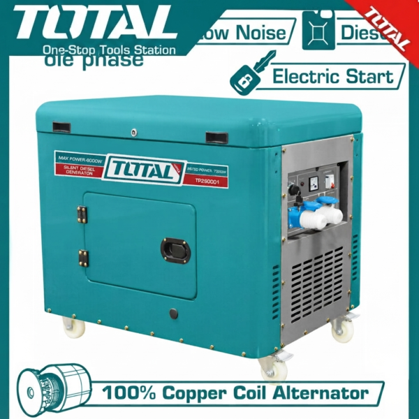 Diesel generator 8kW TP280001 | Company: Total | Origin: China