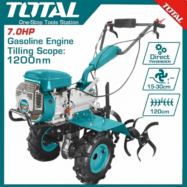 Gasoline Tiller 7.0Hp TGC12001 | Company: Total | Origin: China