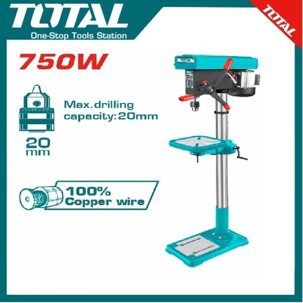 Drill Press 20mm TDP207505 | Company: Total | Origin: China