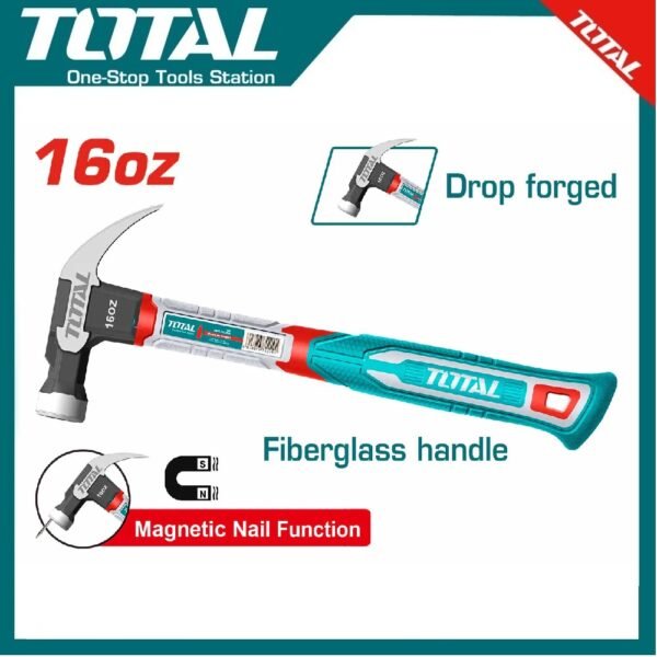 Claw Hammer 450g THCH61016 | Company: Total | Origin: China