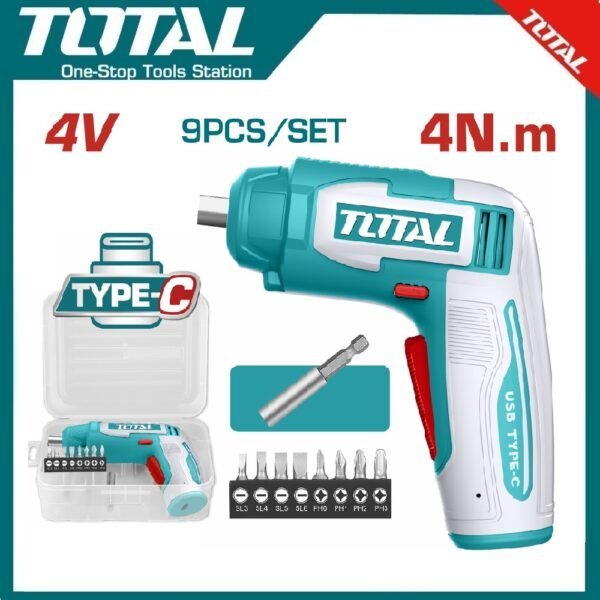 Cordless Screwdriver 4V TSDLI0458 | Company: Total | Origin: China