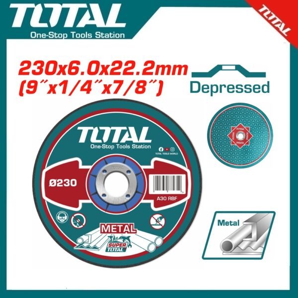 Abrasive Metal Cutting Disc 9" TAC2232301SA | Company: Total | Origin: China