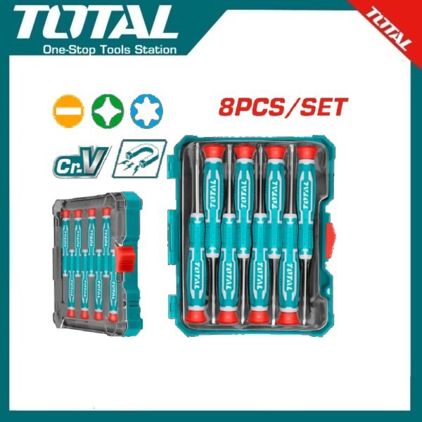 8Pcs Precision Screwdriver Set THT250826 | Company: Total | Origin: China