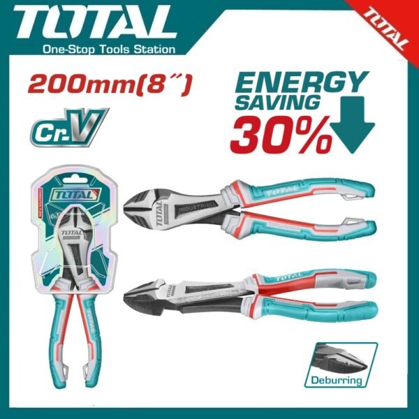High leverage Diagonal Cutting Pliers 8" THT27816S | Company: Total | Origin: China
