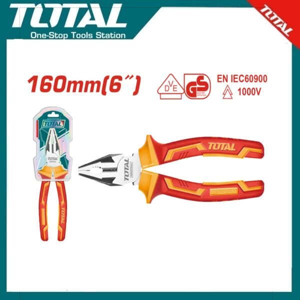 Insulated Combination Pliers 6" THTIP2161 | Company: Total | Origin: China