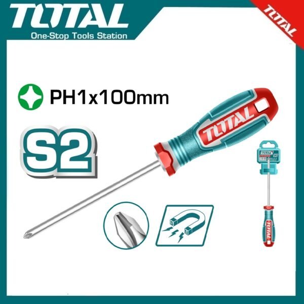 Phillips Screwdriver 5.0x100mm TSDPH1100 | Company: Total | Origin: China