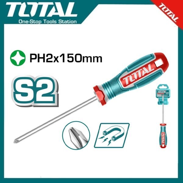 Phillips Screwdriver 6.0x150mm TSDPH2150 | Company: Total | Origin: China