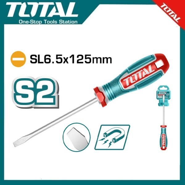 Slotted Screwdriver 6.5x125mm TSDSL6125 | Company: Total | Origin: China