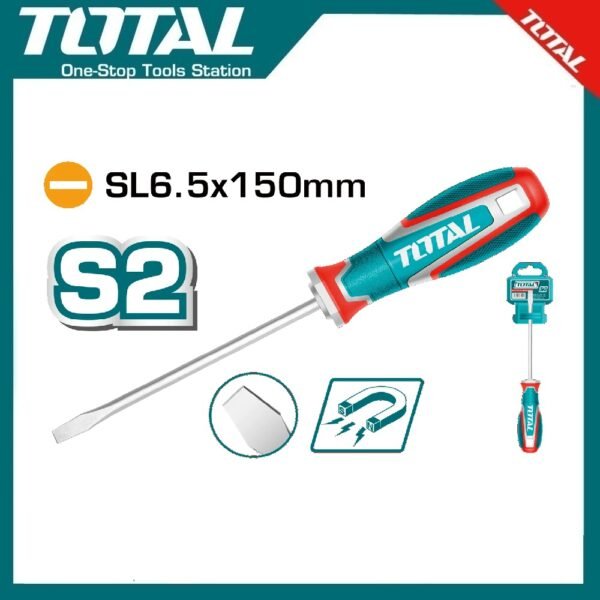 Slotted Screwdriver 6.5x150mm TSDSL6150 | Company: Total | Origin: China