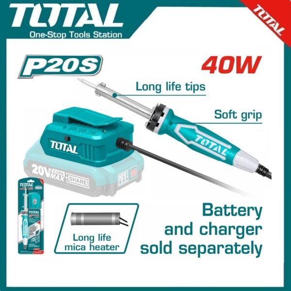 Cordless Soldering Iron 40W TSILI2001 | Company: Total | Origin: China