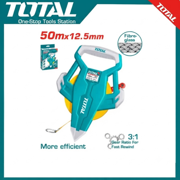 Fibreglass measuring tape TMTF13506 | Company: Total | Origin: China