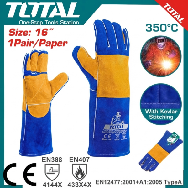 Welding Leather Gloves TSP15216 | Company: Total | Origin: China