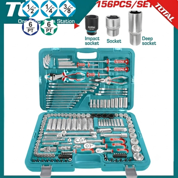 160 Pcs combination tools  set THKTHP61607 | Company: Total | Origin: China
