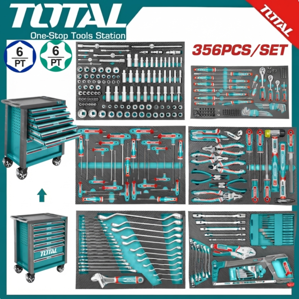356 Pcs tool chest set THPTCS73561 | Company: Total | Origin: China
