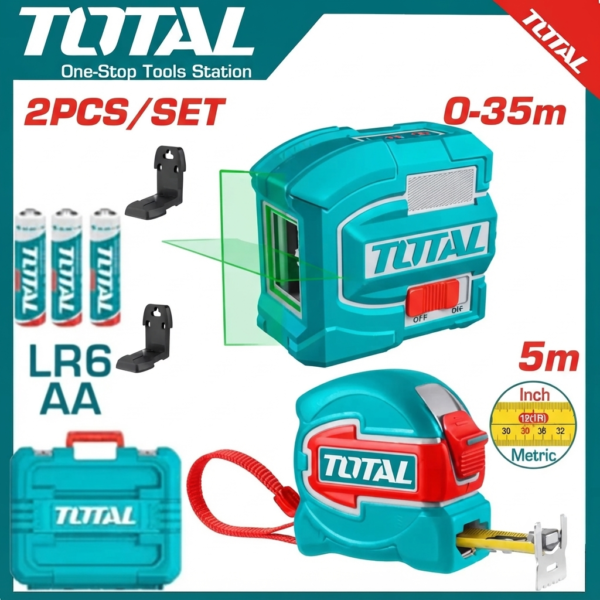 Self-leveling line laser kit TLL680081 | Company: Total | Origin: China