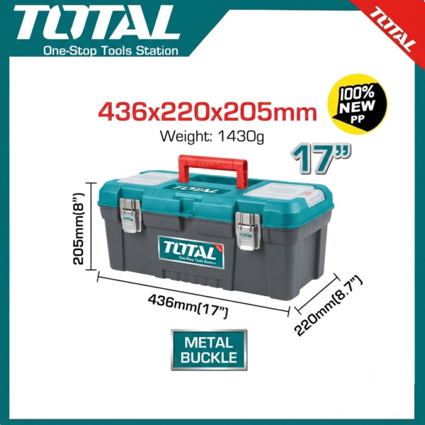 Plastic tool box TPBX0172 | Company: Total | Origin: China