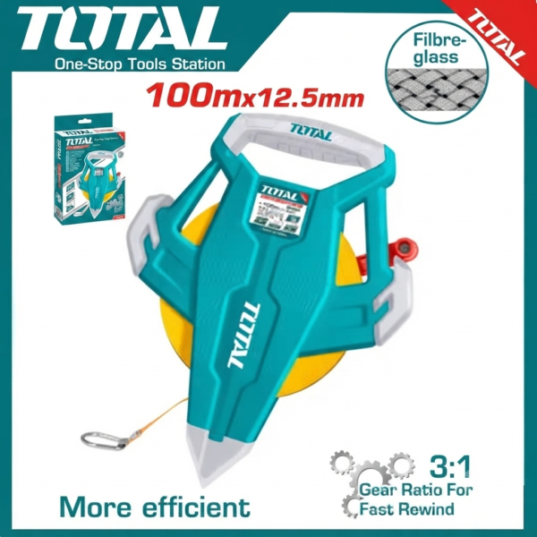 Fibreglass measuring tape TMTF131006 | Company: Total | Origin: China