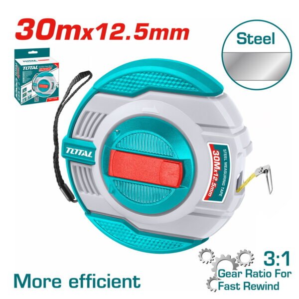 Steel measuring tape TMT08306 | Company: Total | Origin: China