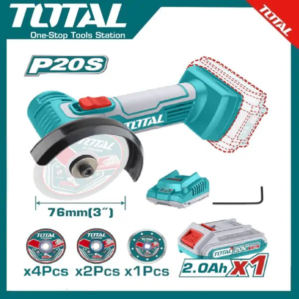 Cordless mini cut-off tool 3" TAGLI76012 | Company: Total | Origin: China
