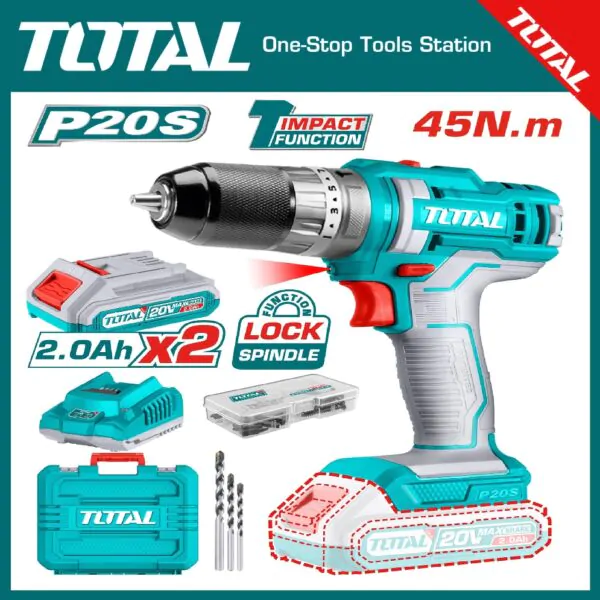 Cordless Impact Drill 20V TIDLI201452 | Company: Total | Origin: China