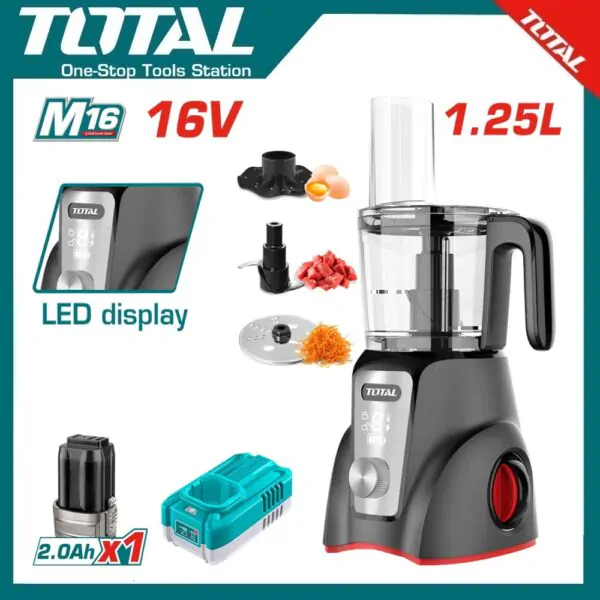 Cordless Food Processor 16V TMG027K | Company: Total | Origin: China